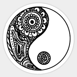 Yin Yangtangle Sticker